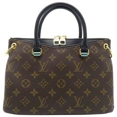 Louis Vuitton Pallas BB Brown Monogram Canvas Top Handle Bag