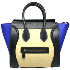 Celine Mini Luggage Multi-color Calfskin Leather Top Handle Bag 1