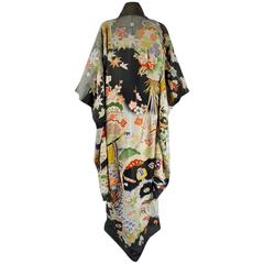 Vintage Japanese Furisode Kimono Of Ceremony Circa 1930