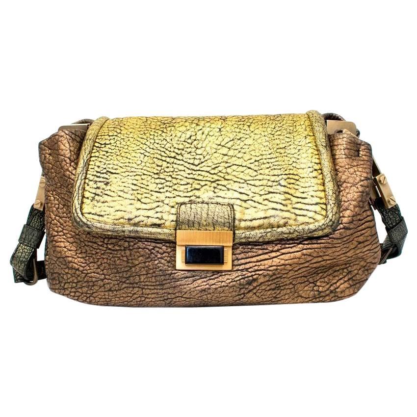 Lanvin Gold Shoulder Bag For Sale