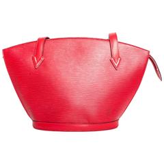 Louis Vuitton St Jacques PM Red Epi Shoulder Bag
