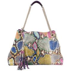 Gucci Soho Shoulder Bag Chain Strap Python Medium
