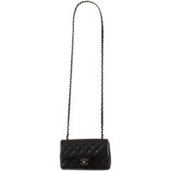 Chanel Black Caviar Mini Classic Crossbody Flap Bag