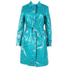 Turquoise Trench Ladybugs Dolce & Gabbana 12