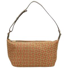 Celine Brown Jacquard C Macadam Shoulder Bag 12