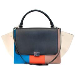 Celine Multicolor Felt Trapeze Bag 5
