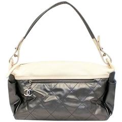 Chanel Silver and Cream Bag