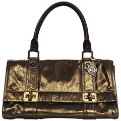  Lanvin Gold Iridescent Handle Bag