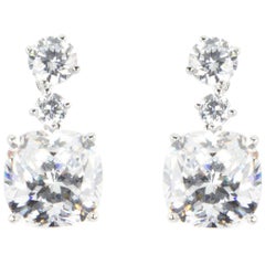Amazing Faux Diamond Drop Statement Earrings