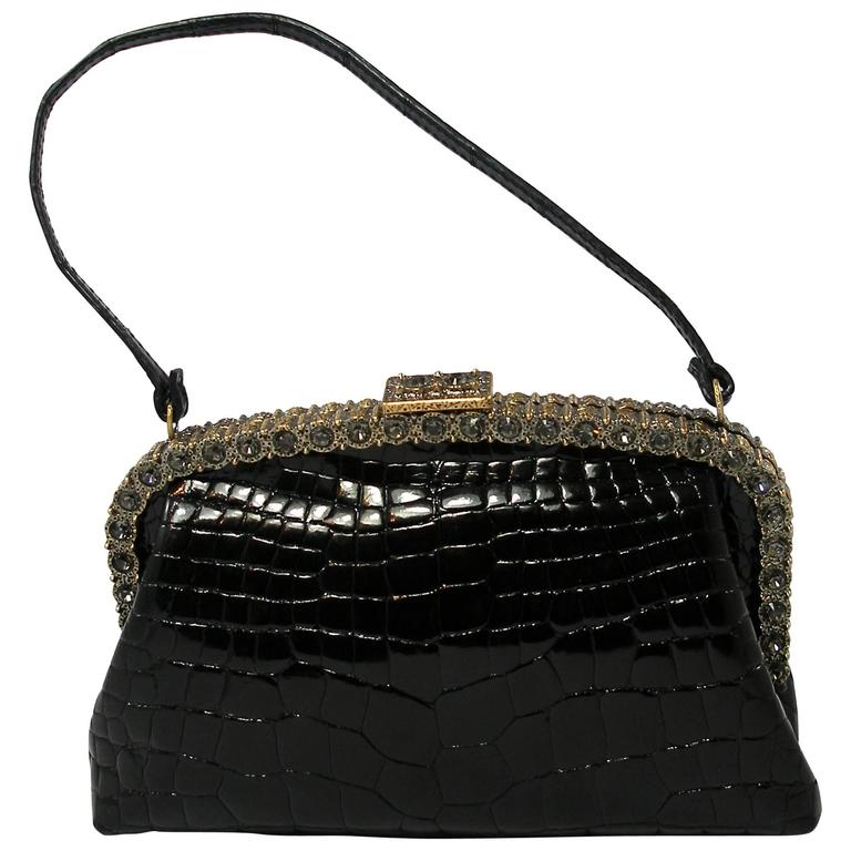 Valentino Evening bag in Alligator and crystal / Edition Limited very