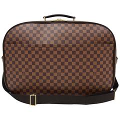 Louis Vuitton Packall GM Ebene Damier Canvas Large Travel Bag + Strap 