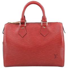 Louis Vuitton Speedy Handbag Epi Leather 25 11
