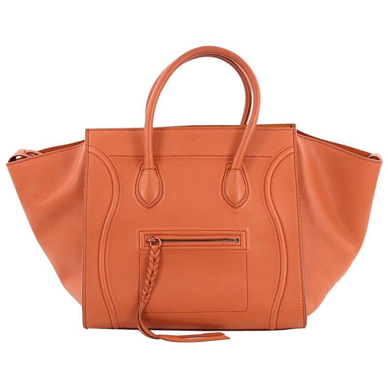 Celine Phantom Handbag Grainy Leather Large