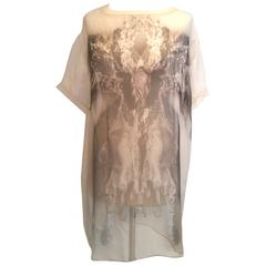 Valentino Printed Silk Chiffon Mini Dress 4