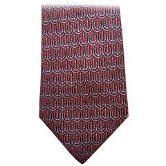 Vintage Hermes Tie - 100% Silk