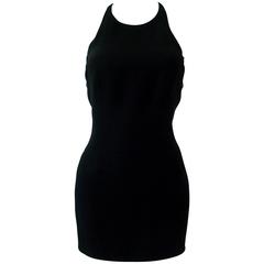 Angelo Mozzillo Lace Detail Back Mini Cocktail Dress 9