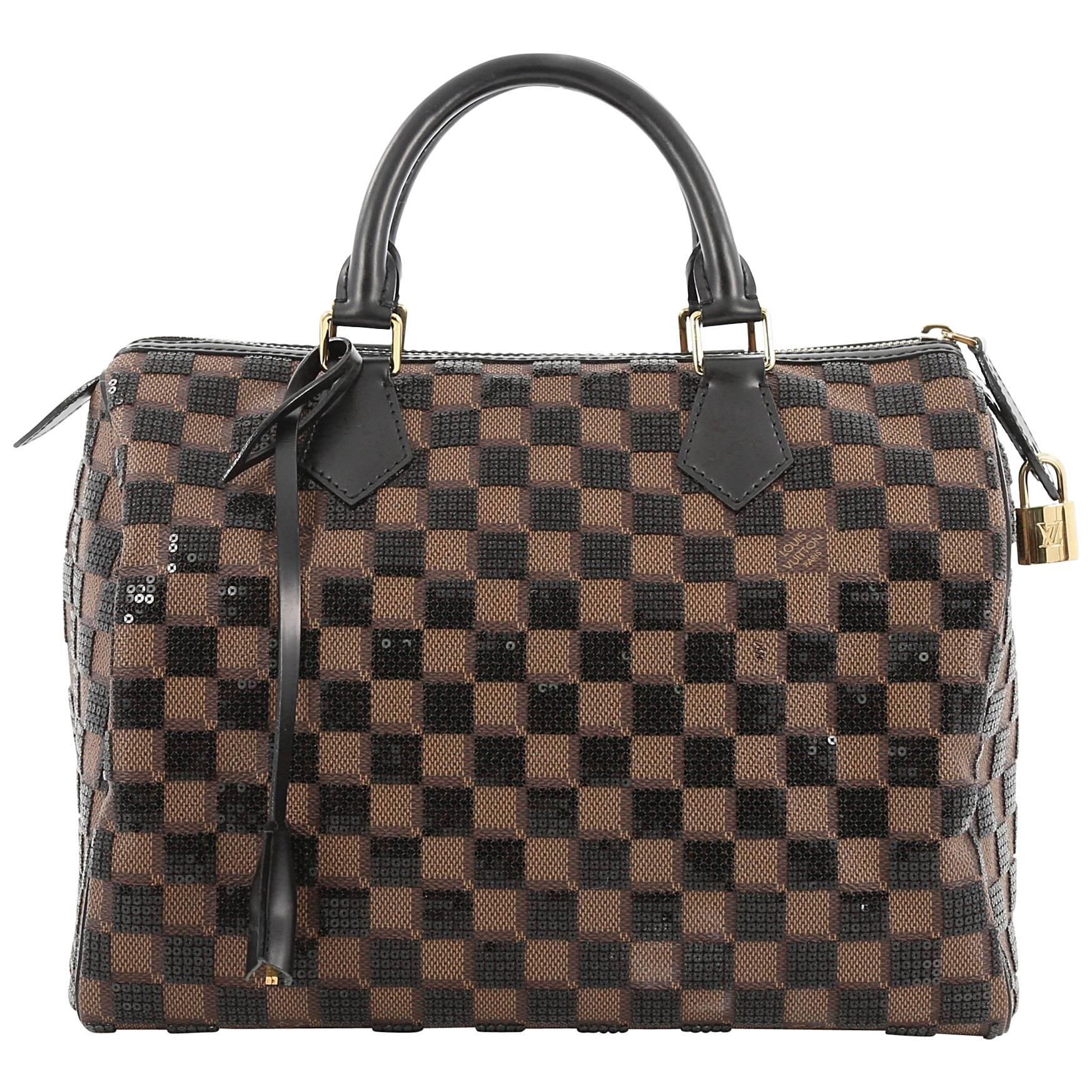 Louis Vuitton Speedy Handbag Damier Paillettes 30