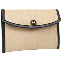 Vintage HERMES Crinoline Clutch 2