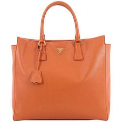 Prada Convertible Open Tote Saffiano Leather Medium 2