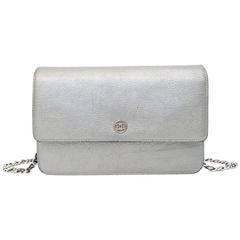 Chanel Silver Wallet on a Chain 11