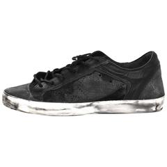 Golden Goose GGDB Black Archetypic Sneakers Sz 38
