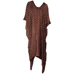 Burnt Orange The Row Printed Kaftan 2
