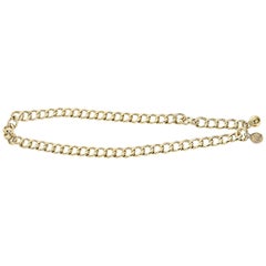 Goldtone Vintage Chanel Chain Belt