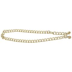 Goldtone Vintage Chanel Chain Belt 2