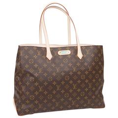 LOUIS VUITTON 'Wilshire' Handbag in Monogram Brown Canvas MM