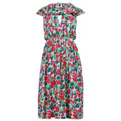 Yves Saint Laurent Abstract Keyhole Dress 3