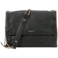 Lanvin Sugar Flap Shoulder Bag Quilted Leather Medium