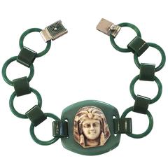 Art Deco Egyptian Revival Bracelet