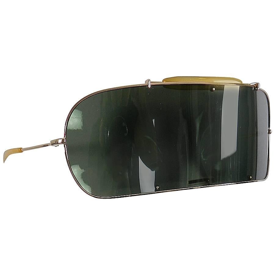 Maison Martin Margiela Visor Sunglasses in case