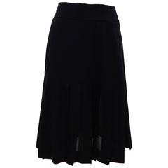 Chanel Boutique Black Skirt 4