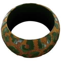 LOUIS VUITTON Bracelet 'Camouflage' in wood 2