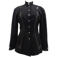 Thierry Mugler Trademark Black Jacket 2
