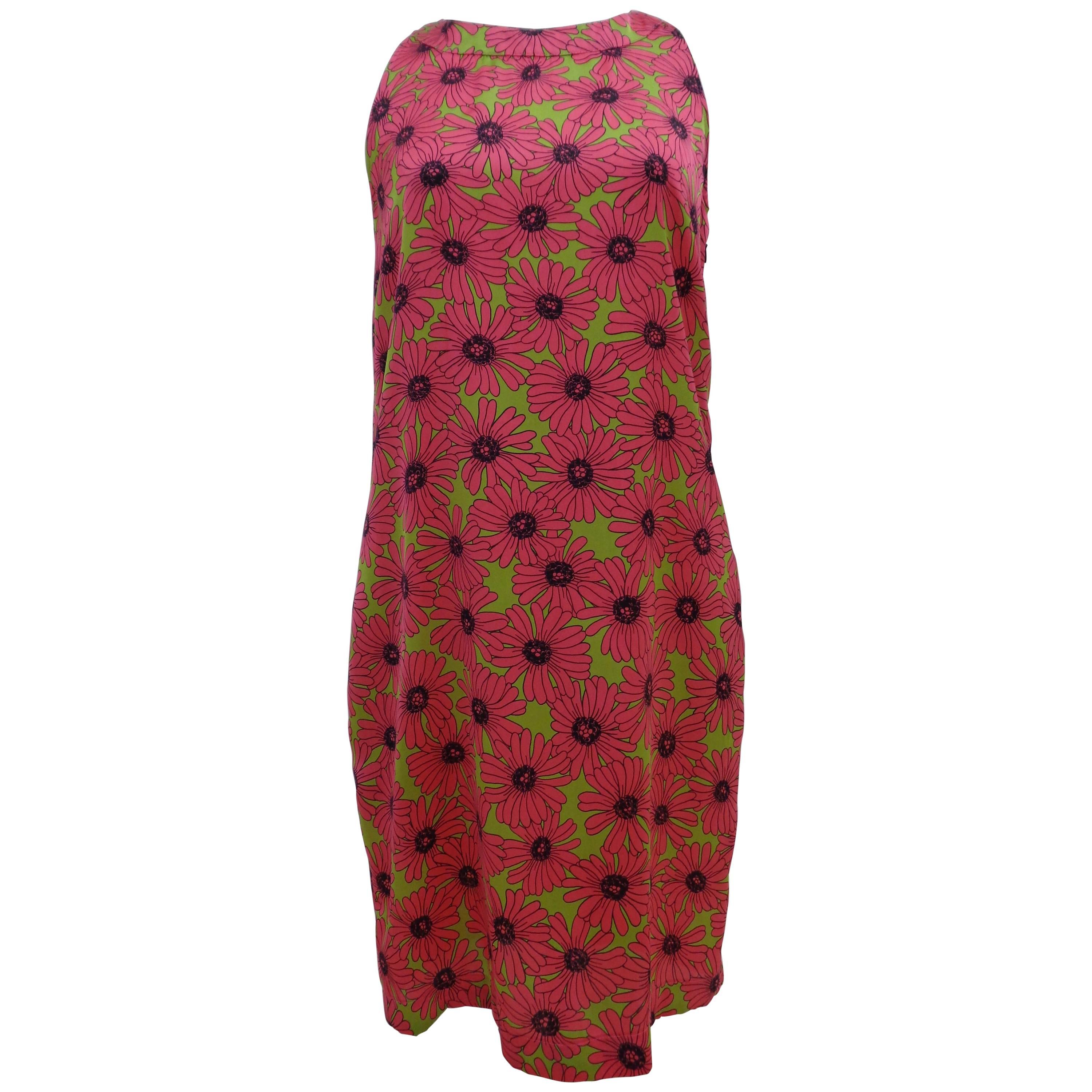 Love Moschino Pink flower Dress