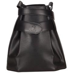 Louis Vuitton Black Epi Leather Sac D'Epaule GM Bag 1