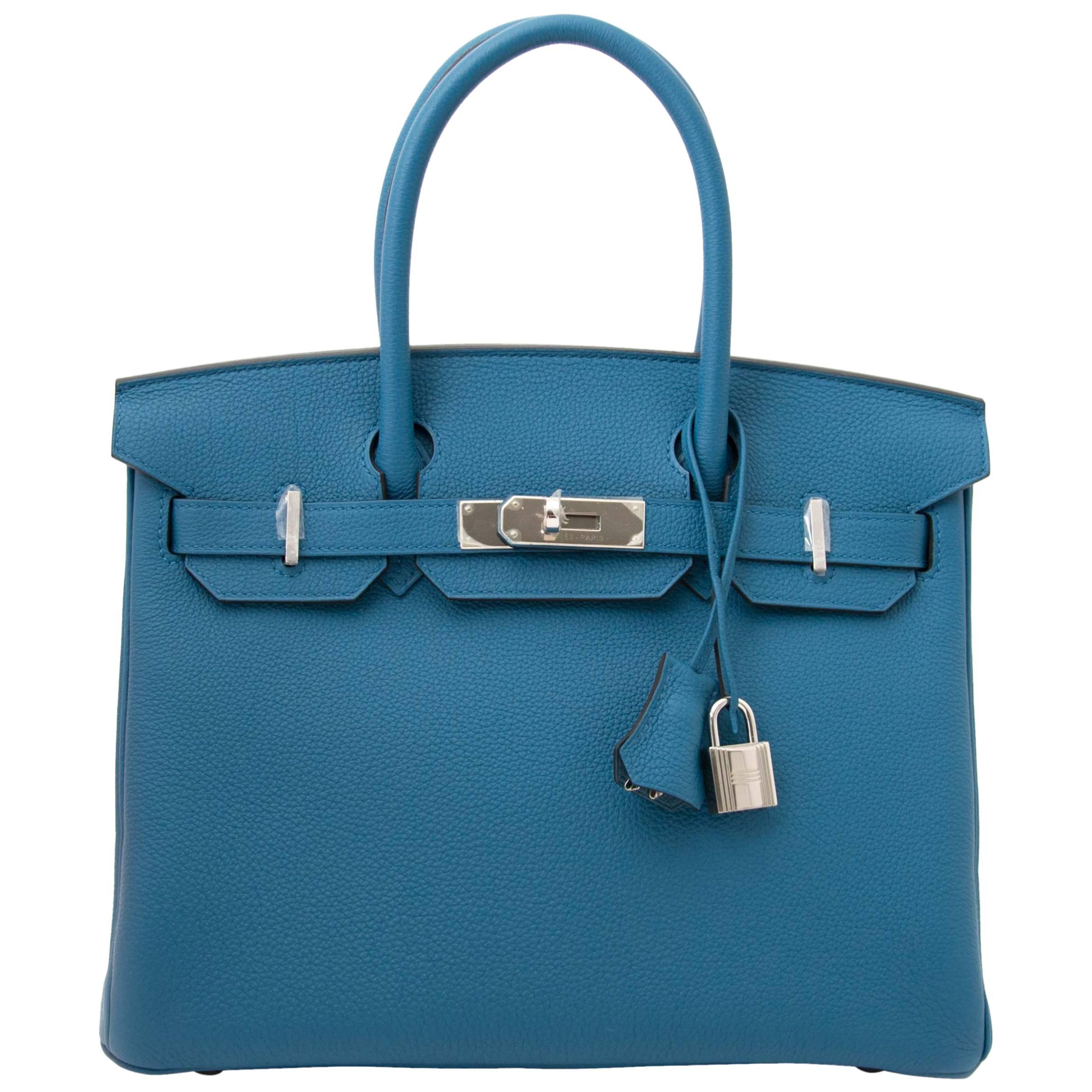 Hermes Birkin 30 Cobalt PHW