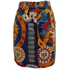 Moschino Pinball print Vintage Skirt 11