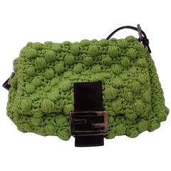 Fendi Green Shoulder Baguetta bag 9