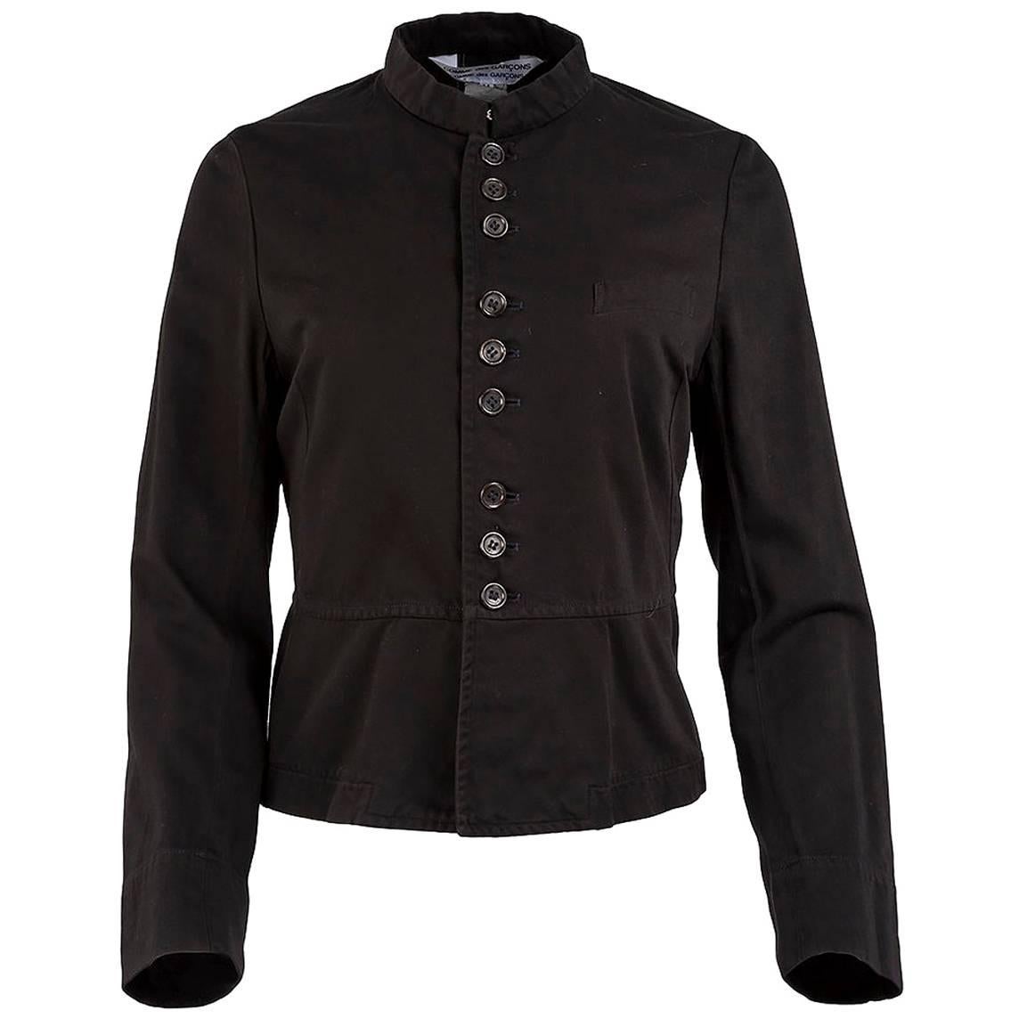 Comme des Garçons 20th Century Reflective Strip Cotton jacket For Sale