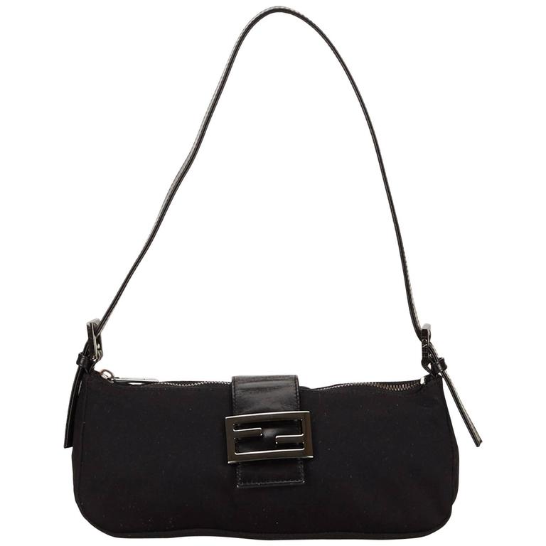 Fendi Black Nylon Shoulder Bag Fendi Black Nylon Shoulder Bag