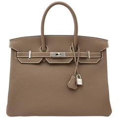 Hermès Birkin 35 Togo Etoupe PHW