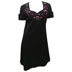 Emilio Pucci Dress with Black Rhinestones