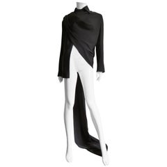 Yohji Yamamoto Wrap and Drape Silk Jacket