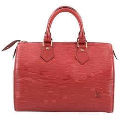 Used Louis Vuitton Speedy Handbag Epi Leather 30