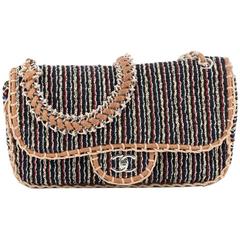 Chanel St. Tropez Flap Bag Tweed Large