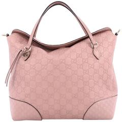 Gucci Bree Convertible Top Handle Bag Guccissima Leather Medium