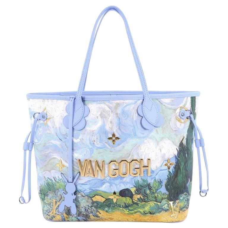 Louis Vuitton Neverfull NM Tote Limited Edition Jeff Koons Van Gogh Print